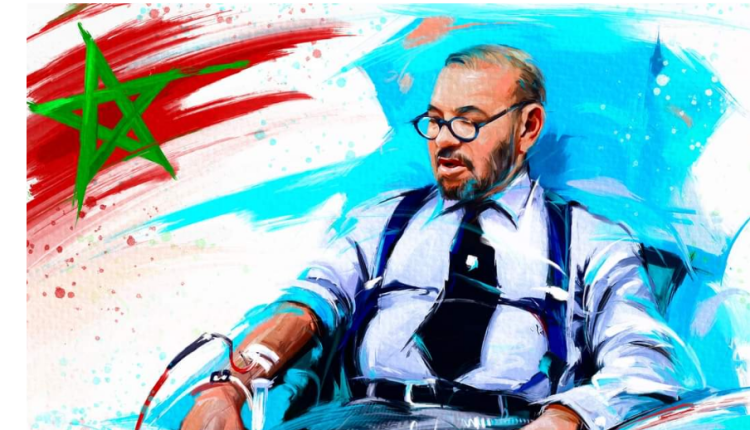 جلالة الملك محمد السادس نصره الله يتبرع بالدم